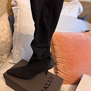 Bally Black Heeled Boots
